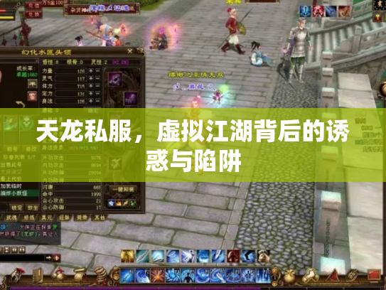 天龙私服，虚拟江湖背后的诱惑与陷阱