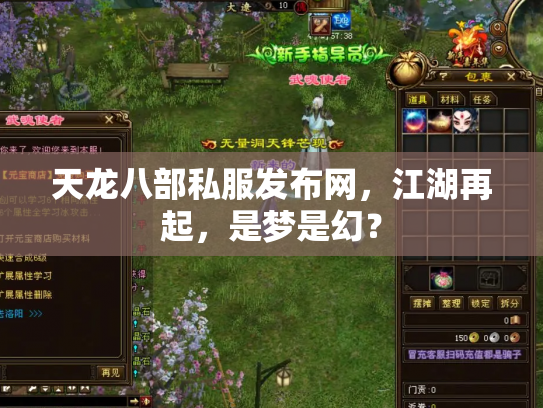 天龙八部私服发布网，江湖再起，是梦是幻？
