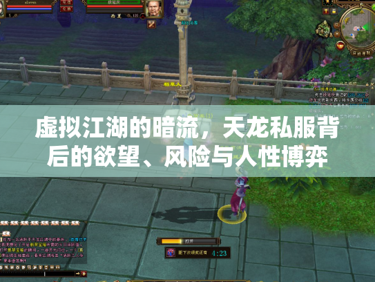 虚拟江湖的暗流，天龙私服背后的欲望、风险与人性博弈