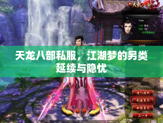 天龙八部私服，江湖梦的另类延续与隐忧