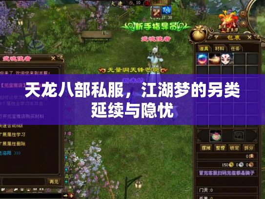 天龙八部私服，江湖梦的另类延续与隐忧