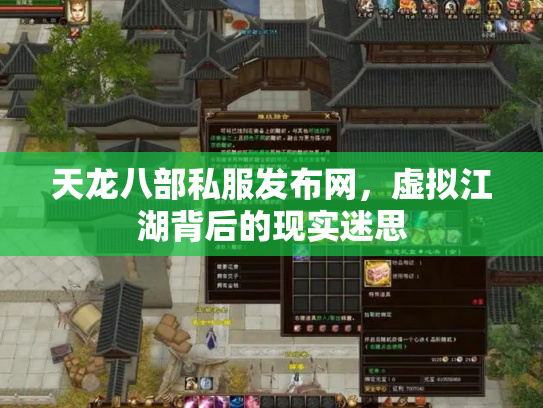 天龙八部私服发布网，虚拟江湖背后的现实迷思