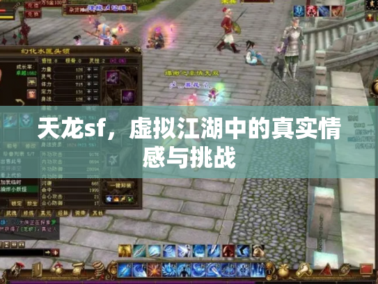 天龙sf，虚拟江湖中的真实情感与挑战