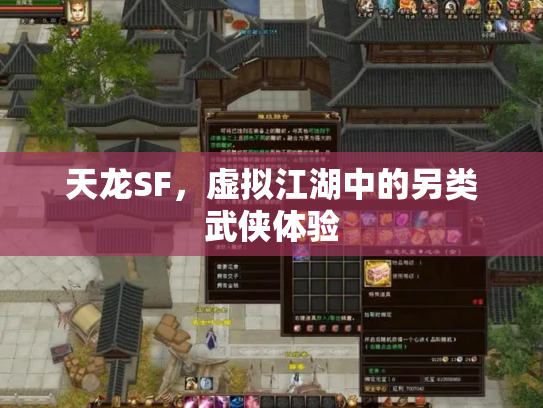 天龙SF，虚拟江湖中的另类武侠体验