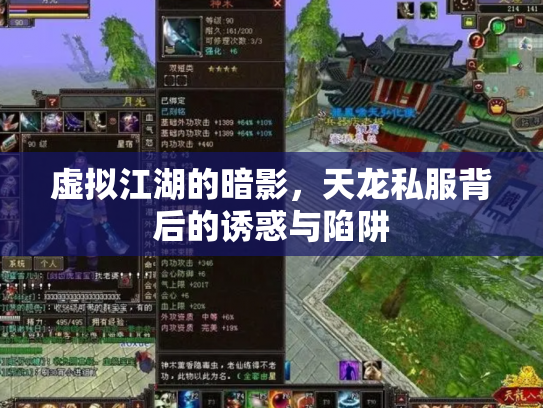 虚拟江湖的暗影，天龙私服背后的诱惑与陷阱
