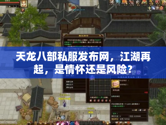 天龙八部私服发布网，江湖再起，是情怀还是风险？