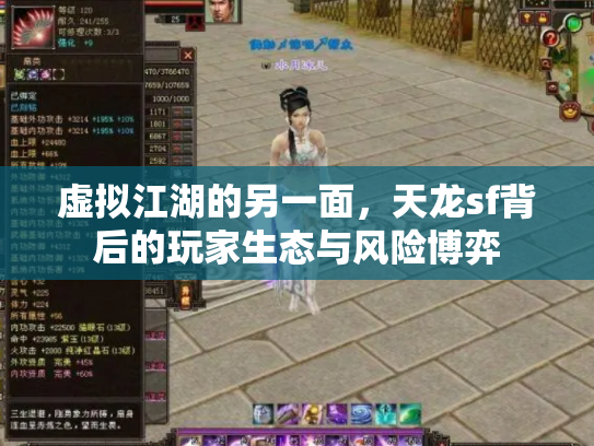 虚拟江湖的另一面，天龙sf背后的玩家生态与风险博弈