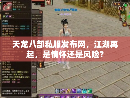 天龙八部私服发布网，江湖再起，是情怀还是风险？