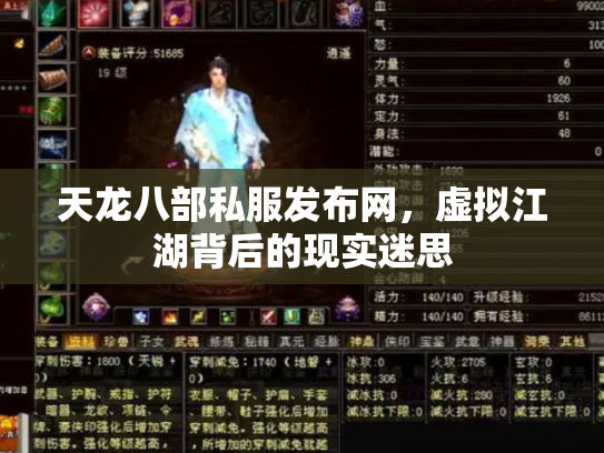 天龙八部私服发布网，虚拟江湖背后的现实迷思