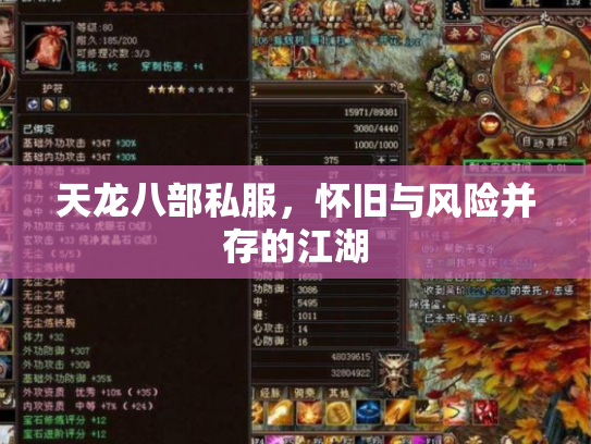 天龙八部私服，怀旧与风险并存的江湖