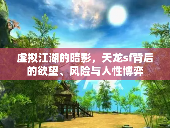 虚拟江湖的暗影，天龙sf背后的欲望、风险与人性博弈