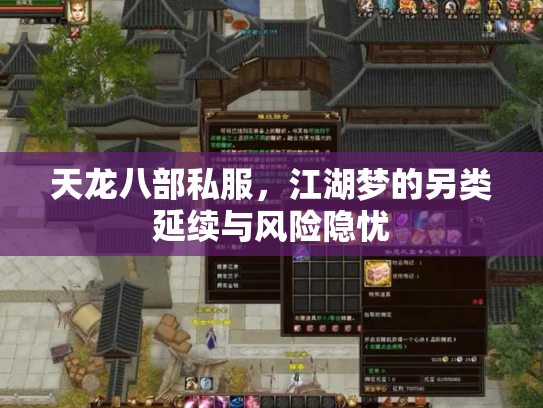 天龙八部私服，江湖梦的另类延续与风险隐忧