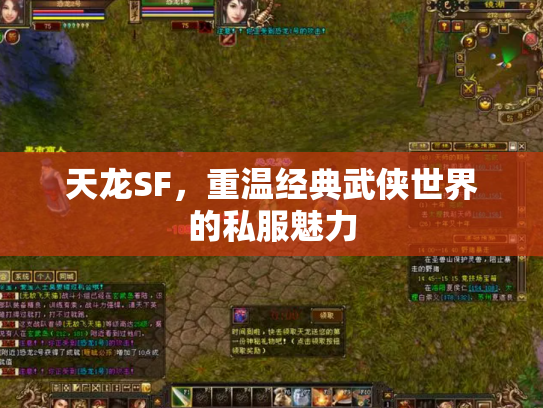 天龙SF，重温经典武侠世界的私服魅力
