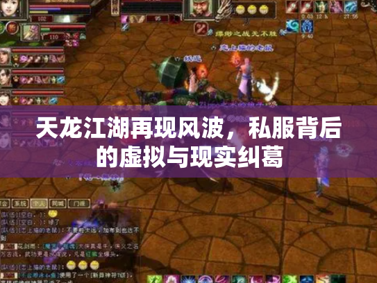 天龙江湖再现风波，私服背后的虚拟与现实纠葛