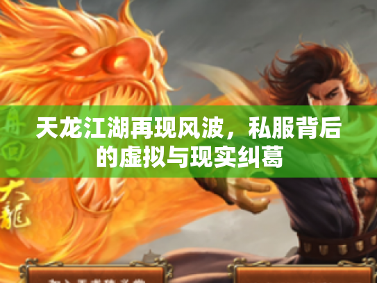 天龙江湖再现风波，私服背后的虚拟与现实纠葛