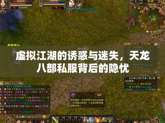 虚拟江湖的诱惑与迷失，天龙八部私服背后的隐忧