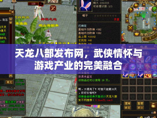 天龙八部发布网，武侠情怀与游戏产业的完美融合
