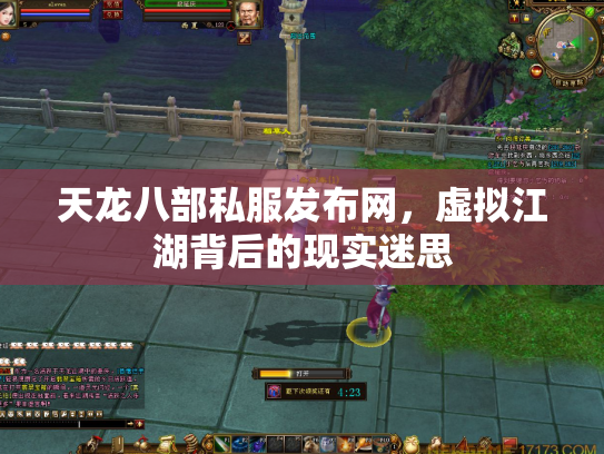 天龙八部私服发布网，虚拟江湖背后的现实迷思