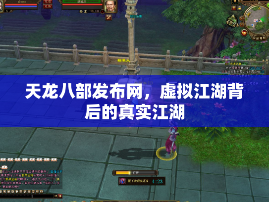天龙八部发布网，虚拟江湖背后的真实江湖