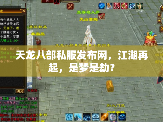 天龙八部私服发布网，江湖再起，是梦是劫？
