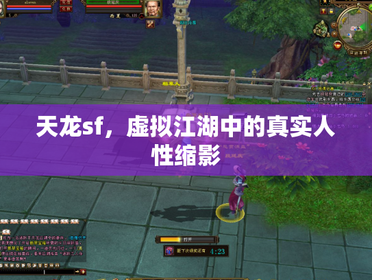 天龙sf，虚拟江湖中的真实人性缩影