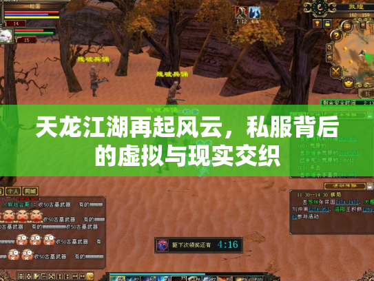 天龙江湖再起风云，私服背后的虚拟与现实交织