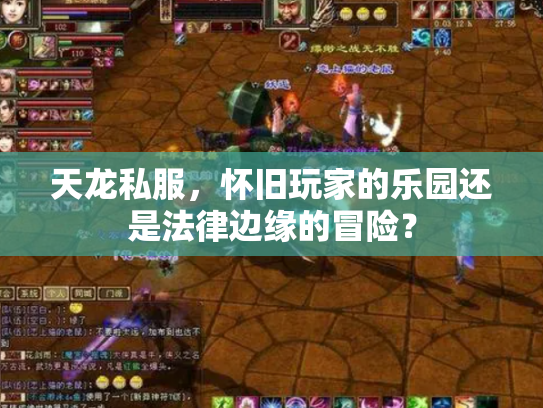 天龙私服，怀旧玩家的乐园还是法律边缘的冒险？