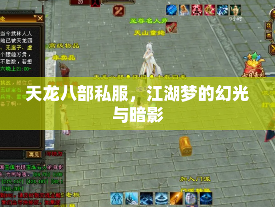 天龙八部私服，江湖梦的幻光与暗影