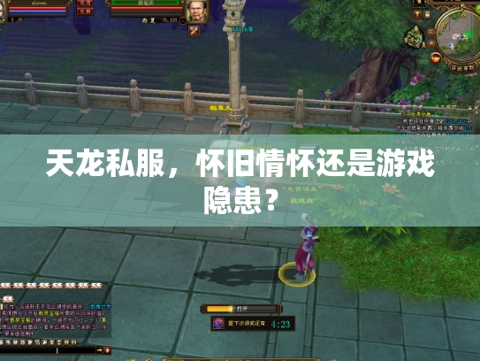 天龙私服，怀旧情怀还是游戏隐患？