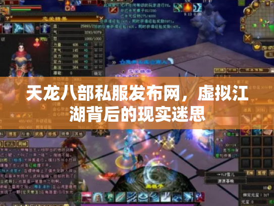 天龙八部私服发布网，虚拟江湖背后的现实迷思
