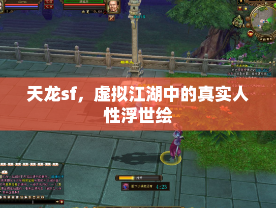天龙sf，虚拟江湖中的真实人性浮世绘