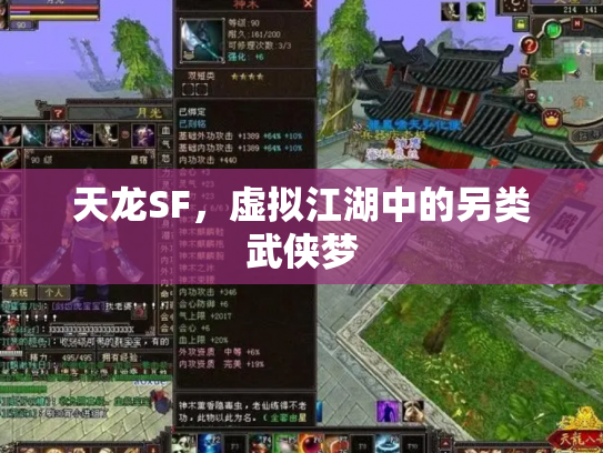 天龙SF，虚拟江湖中的另类武侠梦