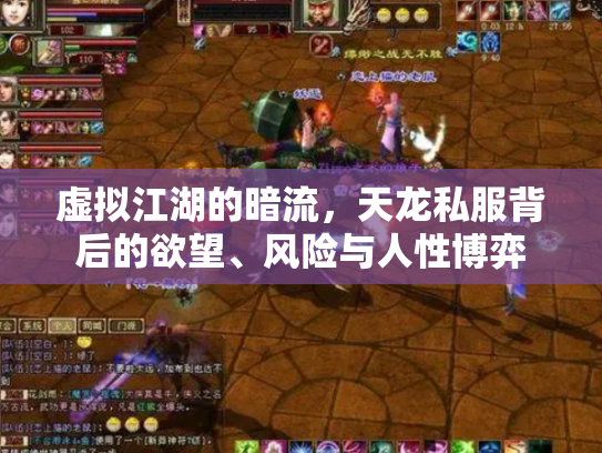 虚拟江湖的暗流，天龙私服背后的欲望、风险与人性博弈