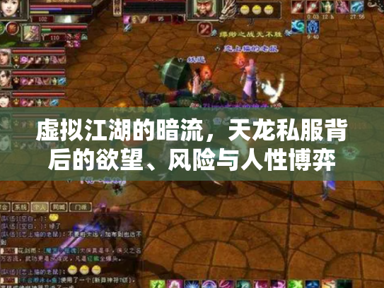 虚拟江湖的暗流，天龙私服背后的欲望、风险与人性博弈