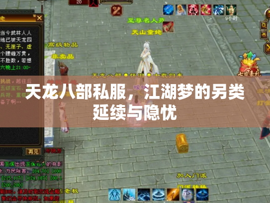 天龙八部私服，江湖梦的另类延续与隐忧