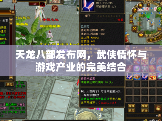 天龙八部发布网，武侠情怀与游戏产业的完美结合