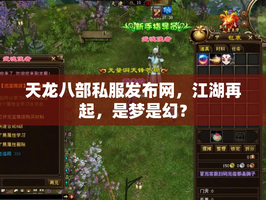 天龙八部私服发布网，江湖再起，是梦是幻？