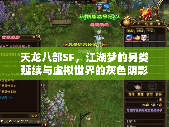 天龙八部SF，江湖梦的另类延续与虚拟世界的灰色阴影