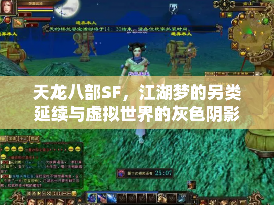 天龙八部SF，江湖梦的另类延续与虚拟世界的灰色阴影