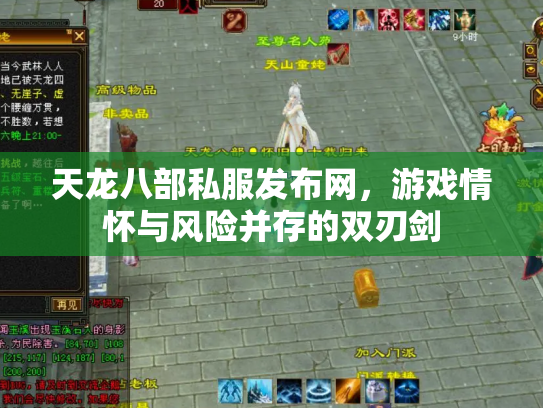 天龙八部私服发布网，游戏情怀与风险并存的双刃剑