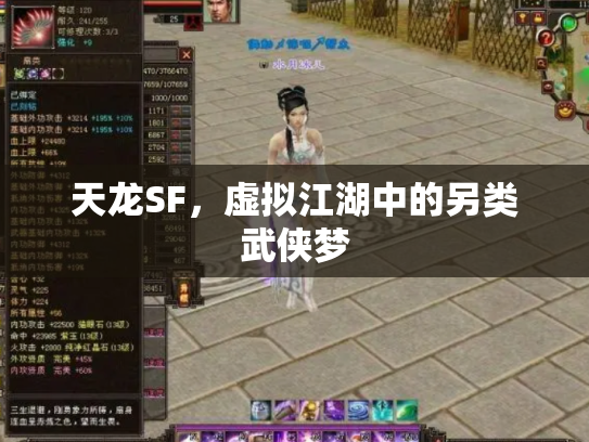 天龙SF，虚拟江湖中的另类武侠梦
