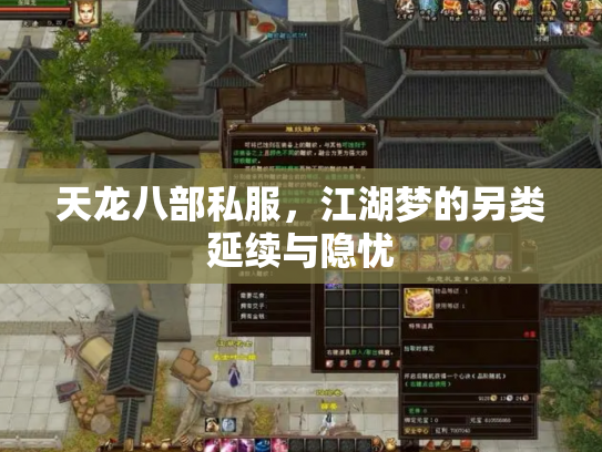 天龙八部私服，江湖梦的另类延续与隐忧