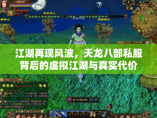 江湖再现风波，天龙八部私服背后的虚拟江湖与真实代价