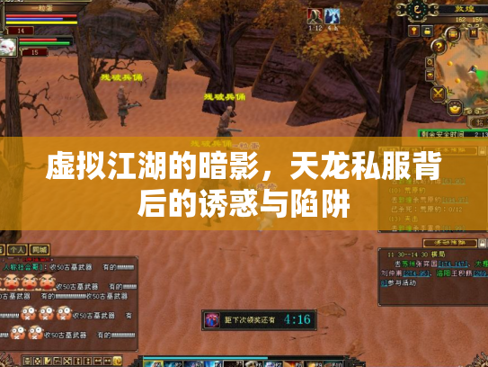 虚拟江湖的暗影，天龙私服背后的诱惑与陷阱