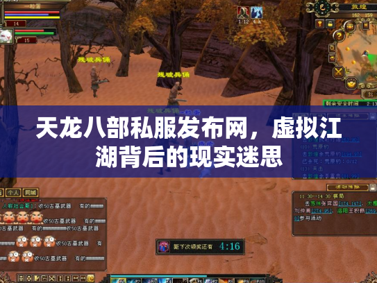 天龙八部私服发布网，虚拟江湖背后的现实迷思