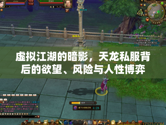 虚拟江湖的暗影，天龙私服背后的欲望、风险与人性博弈