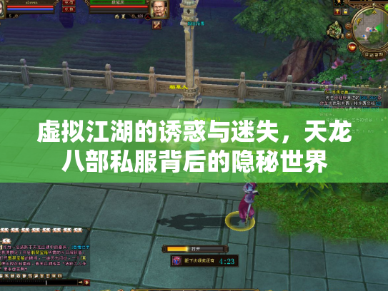 虚拟江湖的诱惑与迷失，天龙八部私服背后的隐秘世界