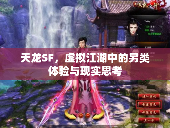 天龙SF，虚拟江湖中的另类体验与现实思考
