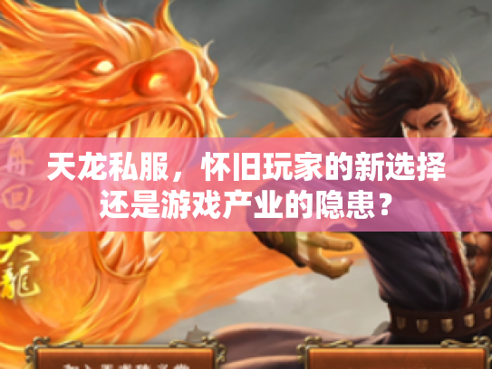 天龙私服，怀旧玩家的新选择还是游戏产业的隐患？
