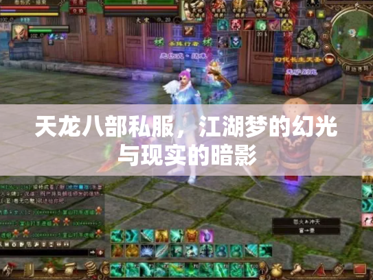 天龙八部私服，江湖梦的幻光与现实的暗影